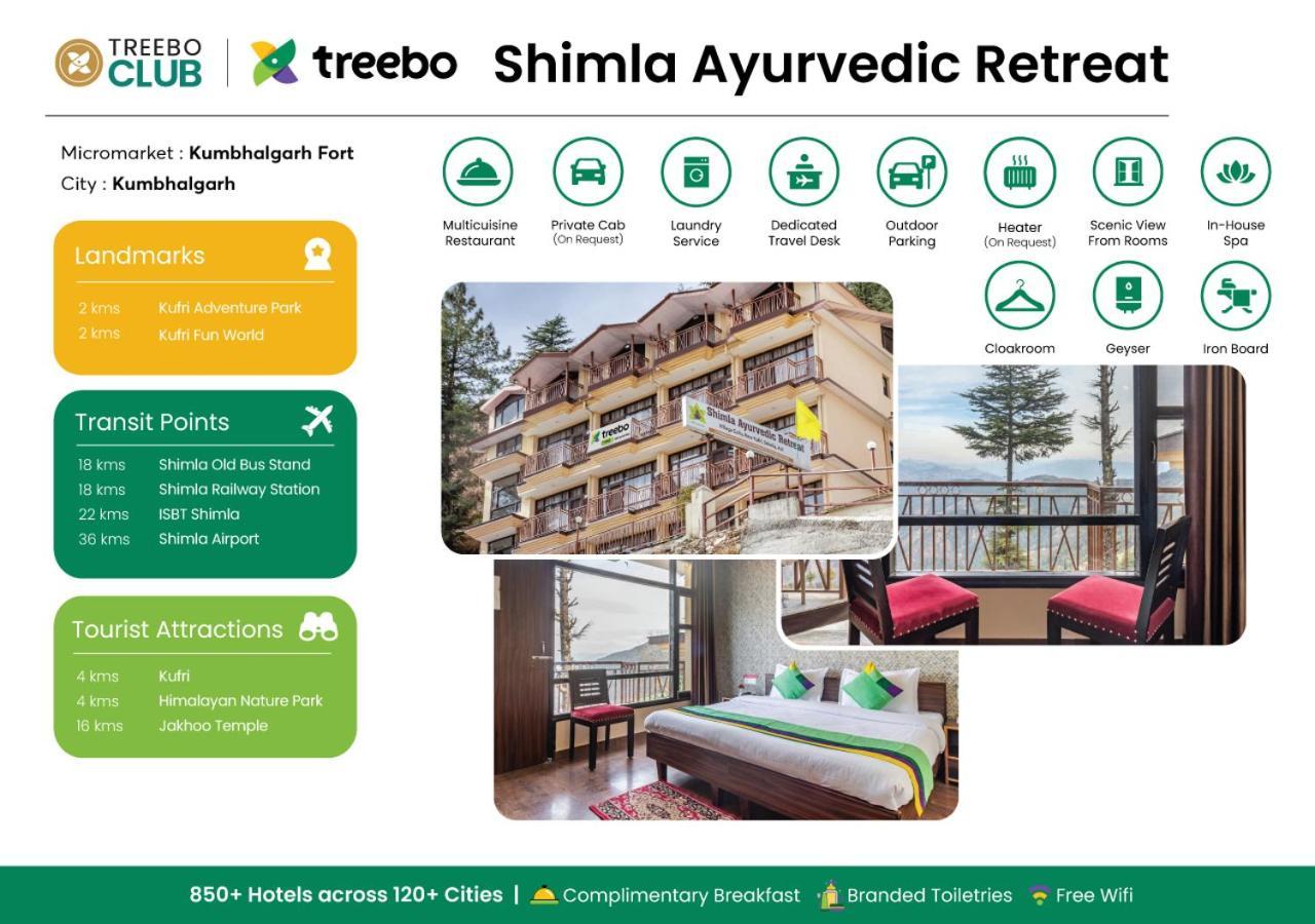Treebo Shimla Ayurvedic Retreat Kufri Hotel Екстериор снимка